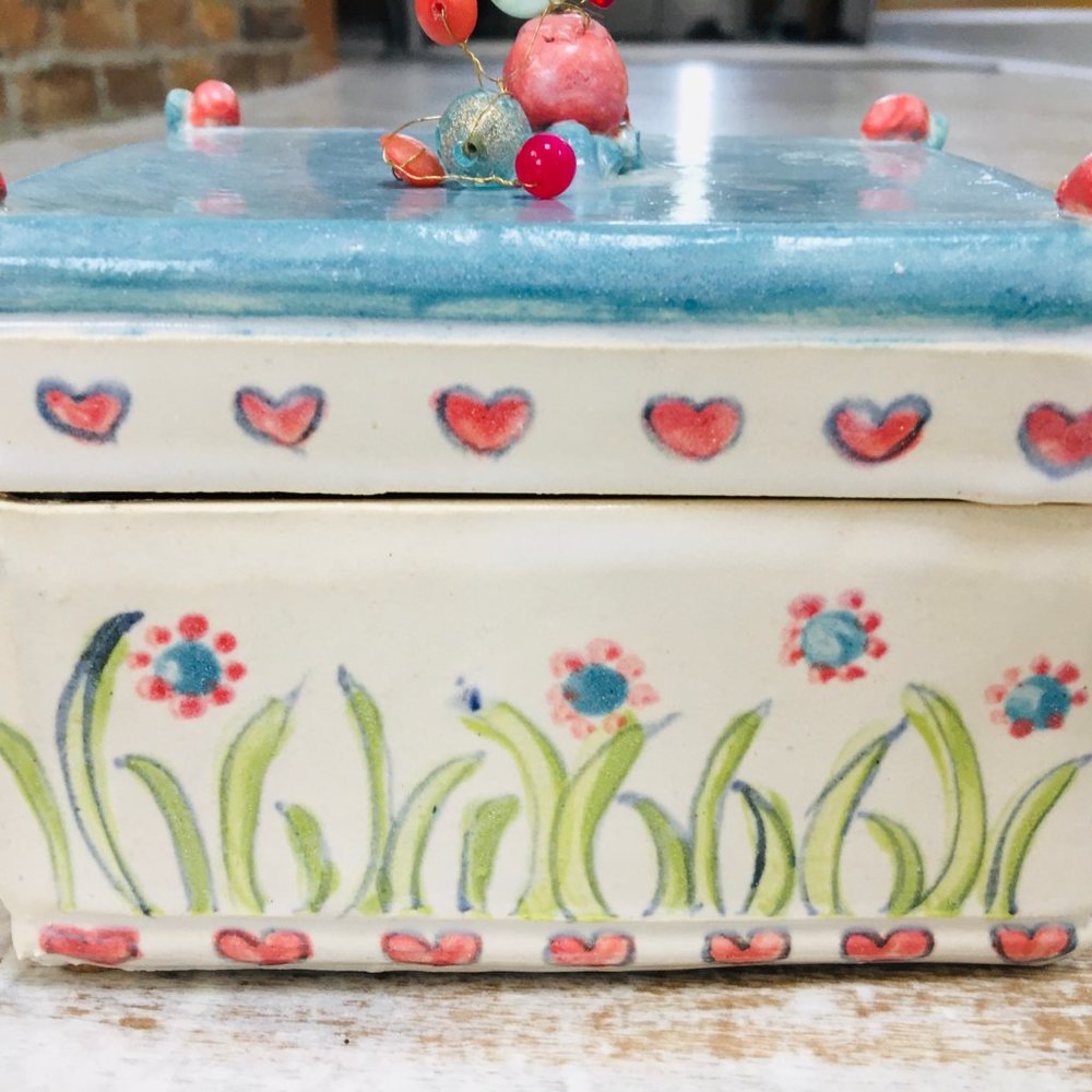 Beautiful One-of-a-Kind Artisan Made Treasure Box/Organizer